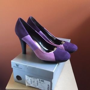 Worthington Apryl Purple Suede Pumps